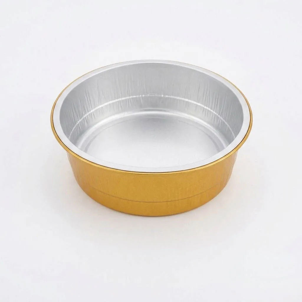 1000 ml rund beholder af aluminiumsfolie, KFRD-1000