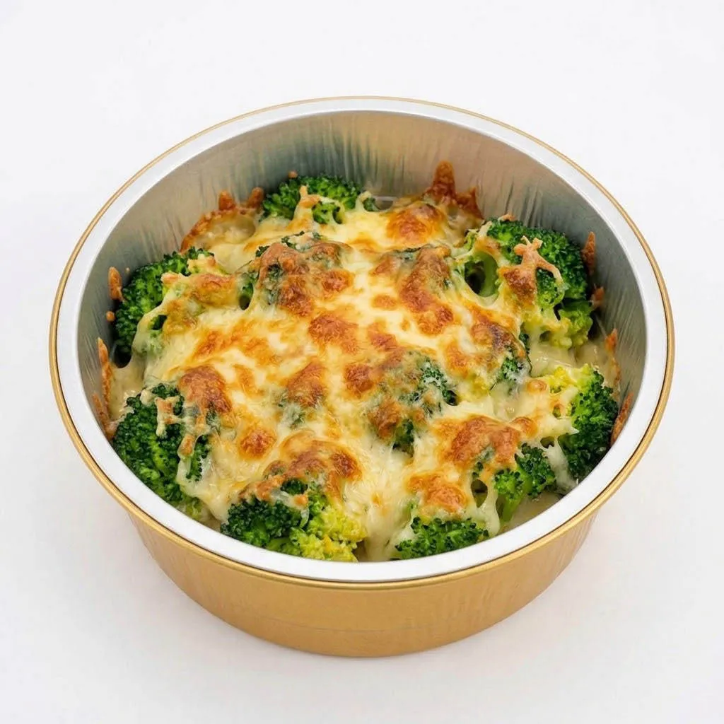 1000ml Round Aluminum Foil Container KFRD-1000 - Billede 4