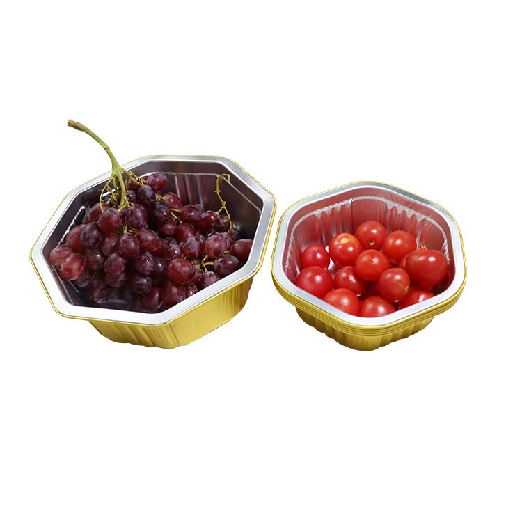 1050ml Irregular Smoothwall Aluminum Foil Container KFOT-1050 - Billede 6