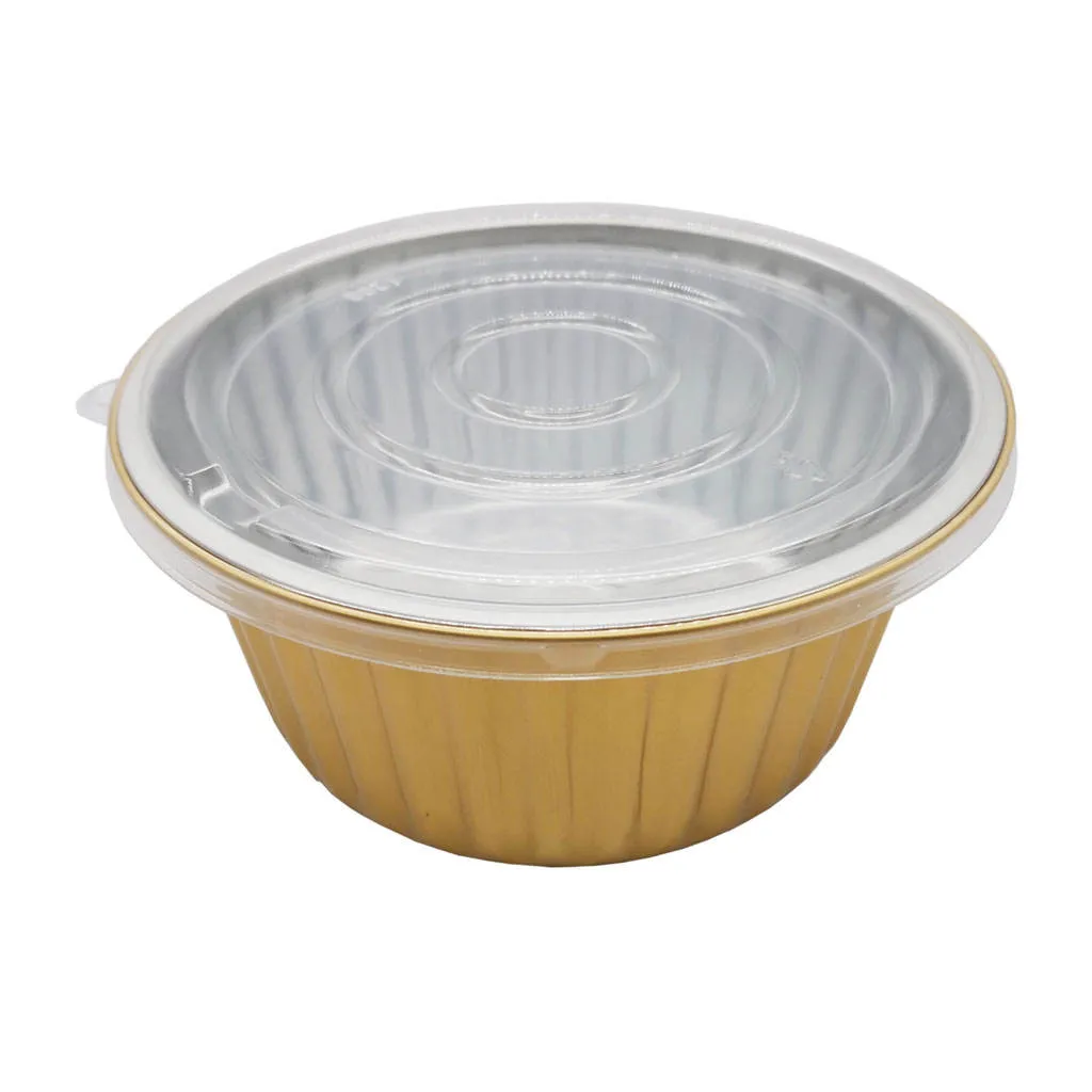1370-1700ml Round Aluminum Foil Container KFRD-1370 - imagine 2