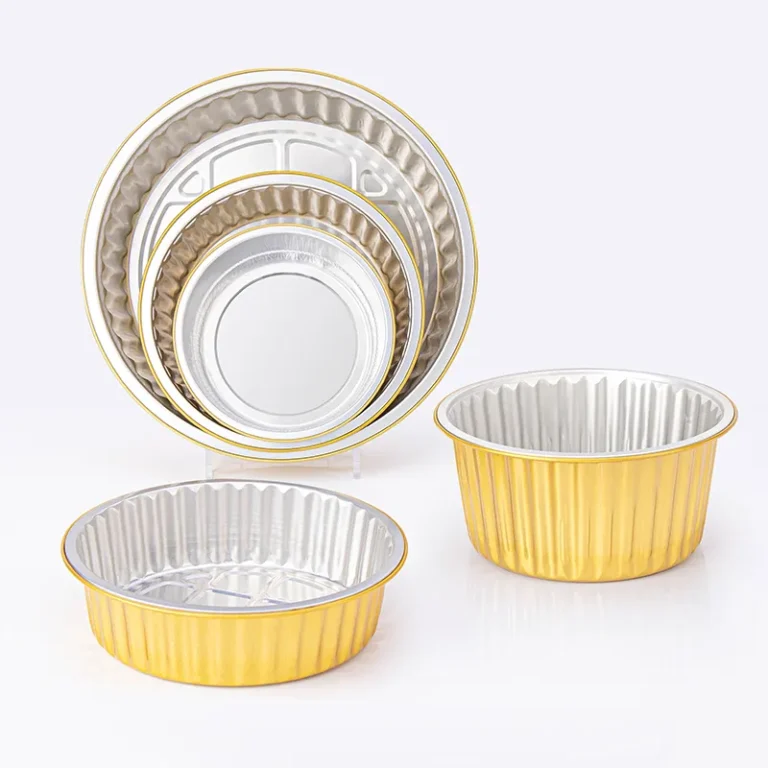 Aluminum Foil Container KFRD-1370-2 1370-1700ml Round Aluminum Foil Container KFRD-1370