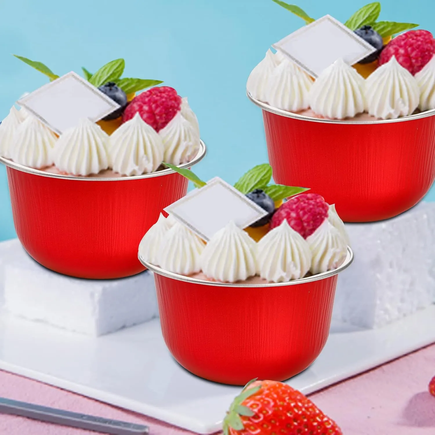 170ml Round Aluminum Foil Container KFRD-170 - Image 4