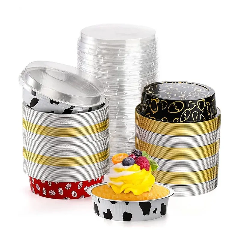 215ml Round Aluminum Foil Container KFRD-215