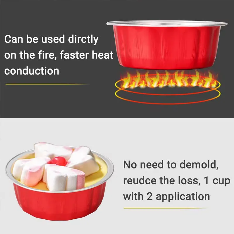 250ml Round Aluminum Foil Container KFRD-250 - Image 3