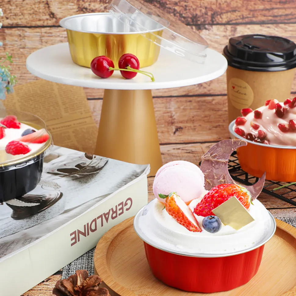 250ml Round Aluminum Foil Container KFRD-250 - Image 5