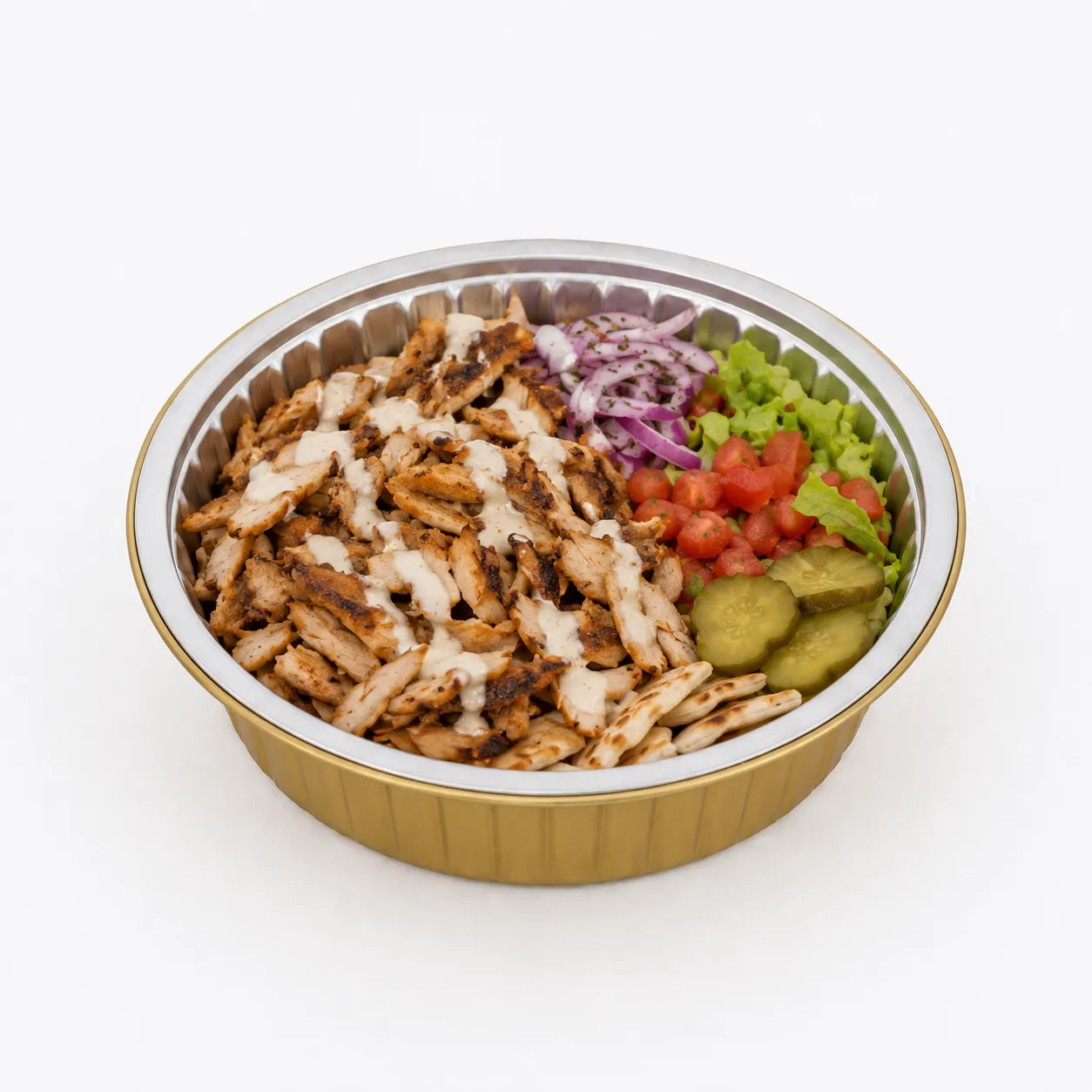 870ml Round Aluminum Foil Container KFRD-870 - Afbeelding 3