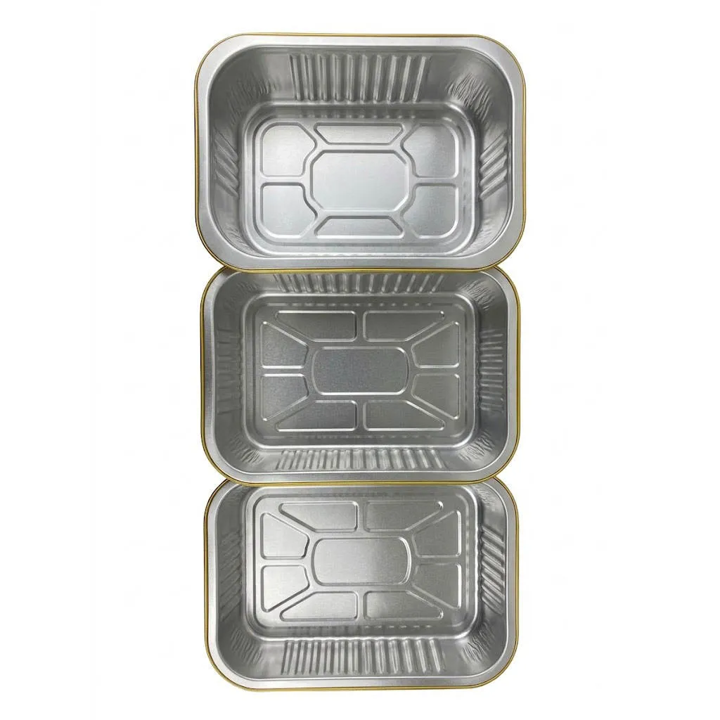 930ml Round Aluminum Foil Container KFRT-930 - Afbeelding 2