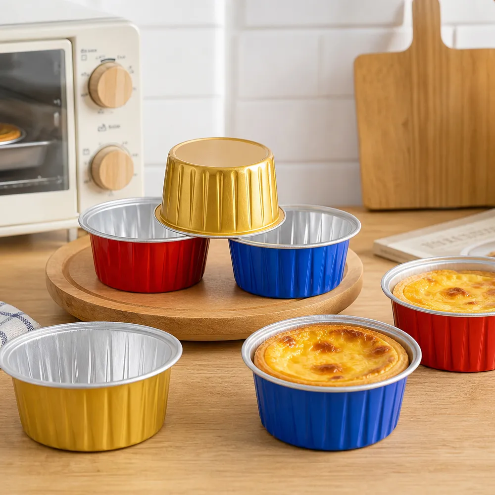 125ml Round Aluminum Foil Container KFRD-125 - Image 3