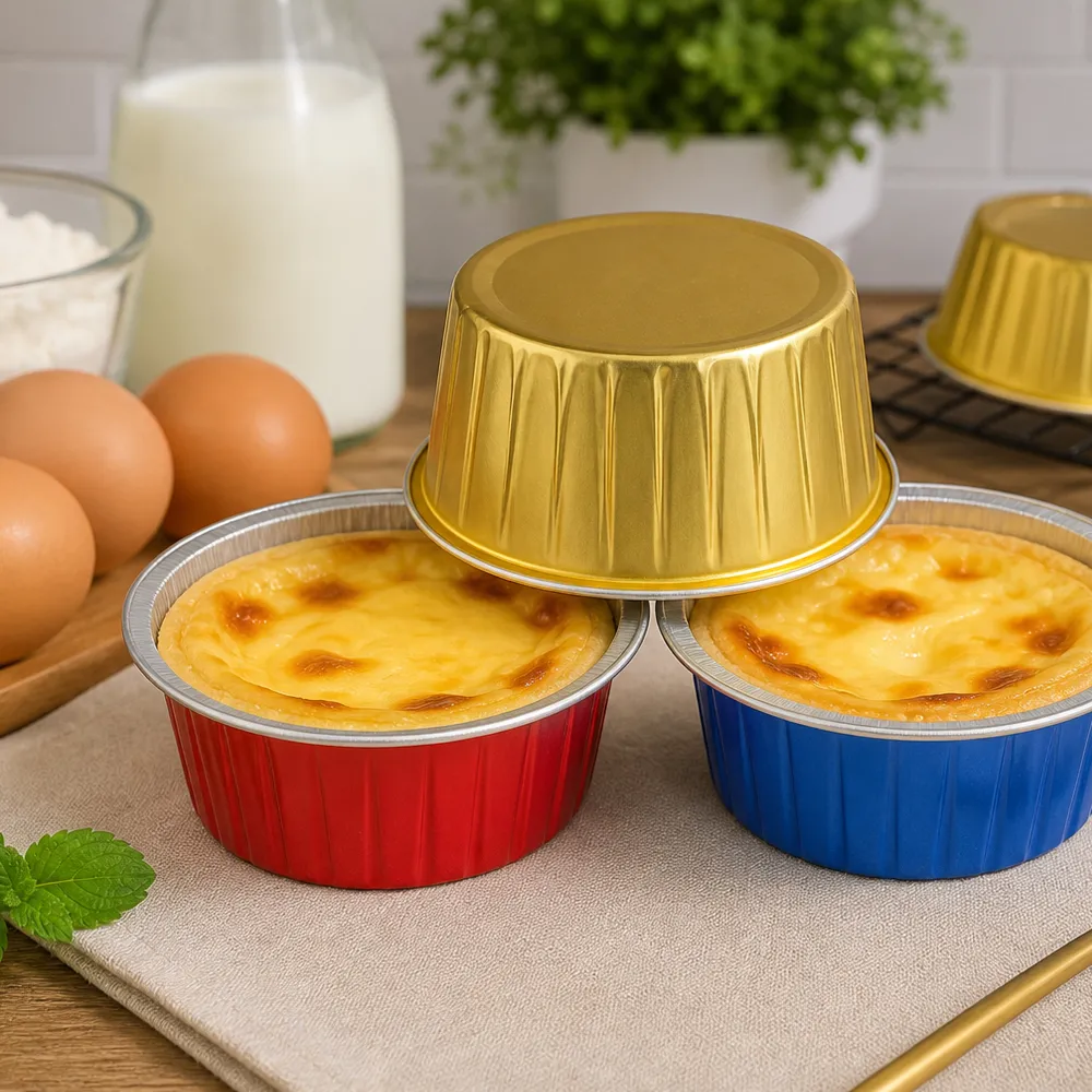 125ml Round Aluminum Foil Container KFRD-125 - Image 4