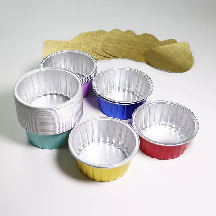 125ml Round Aluminum Foil Container KFRD-125 - Image 2