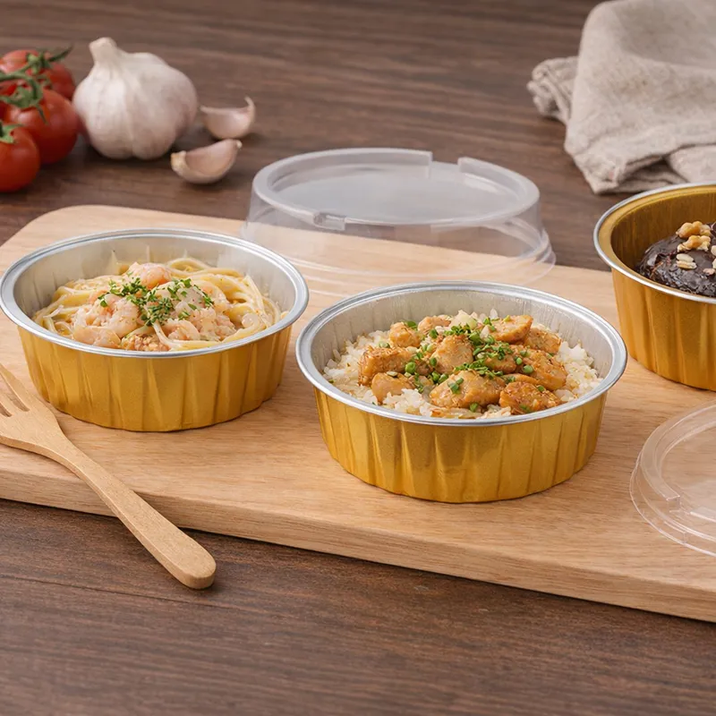80ml Round Aluminum Foil Container KFRD-80 - Image 2